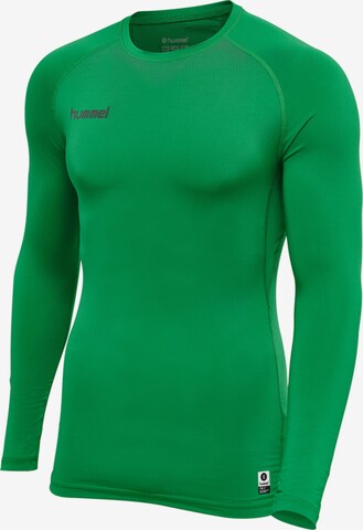 Hummel - Camiseta térmica en verde