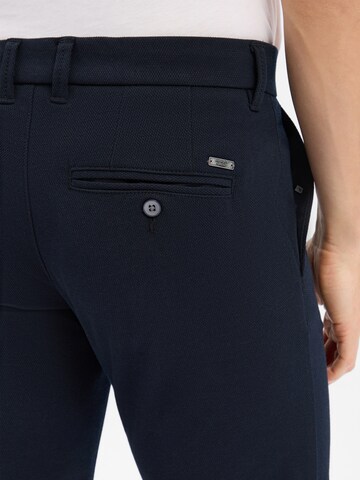 Finshley & Harding Slimfit Hose ' Dylan' in Blau