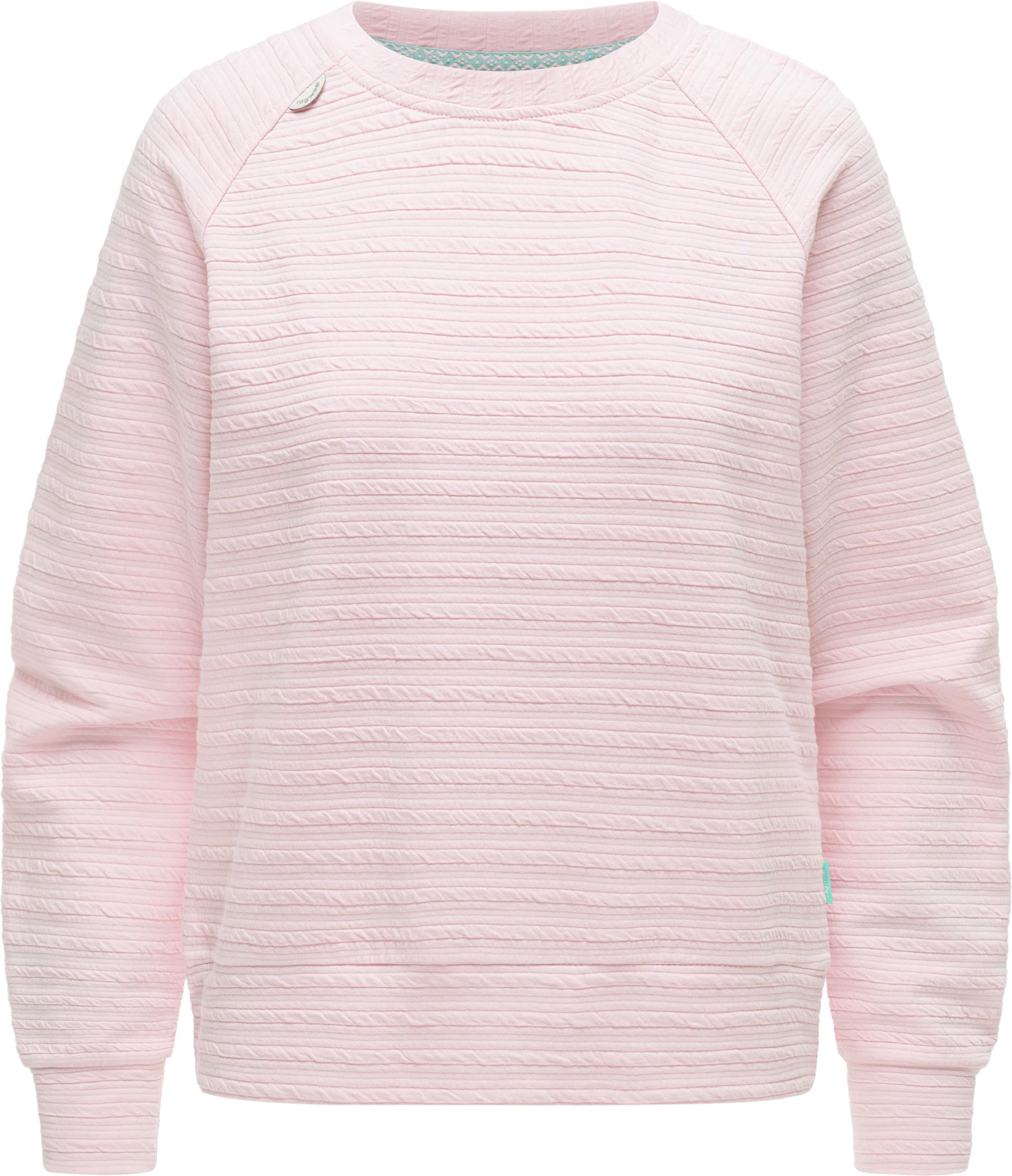 Sweat-shirt 'Joann' Ragwear en rose : devant