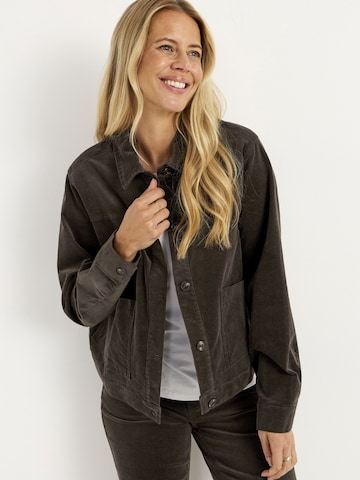 Cellbes of Sweden Tussenparka in Bruin: voorkant
