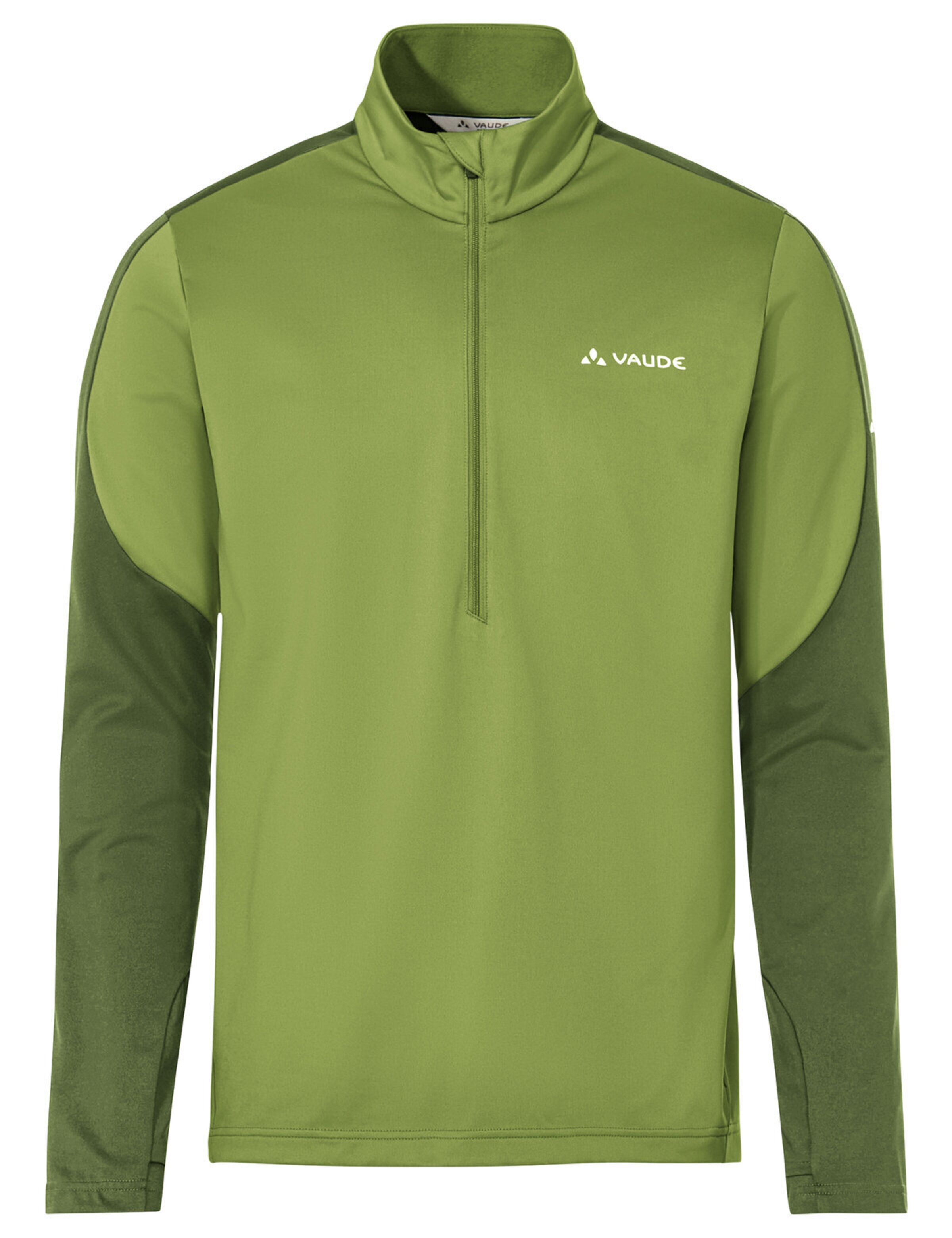 VAUDE Sports sweater 'Livigno' in Green: front