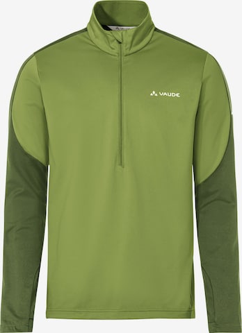 VAUDE Sports sweater 'Livigno' in Green: front