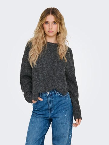 ONLY - Pullover 'ONLMoon' em cinzento: frente