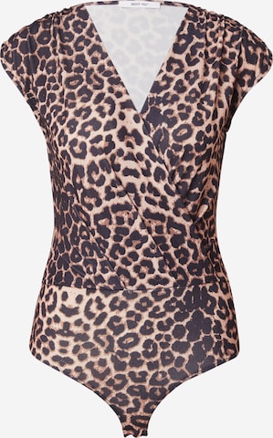 Body a maglietta 'Stina' di ABOUT YOU in beige: frontale