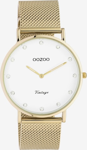 OOZOO Analog Watch in Gold