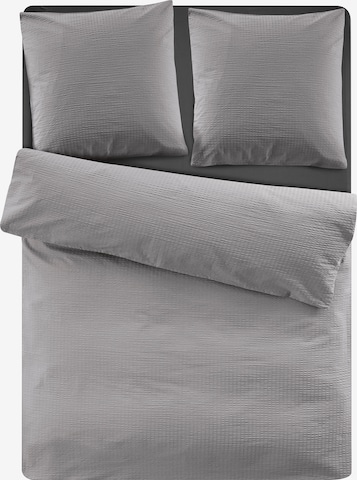 andas Duvet Cover in Grey: front