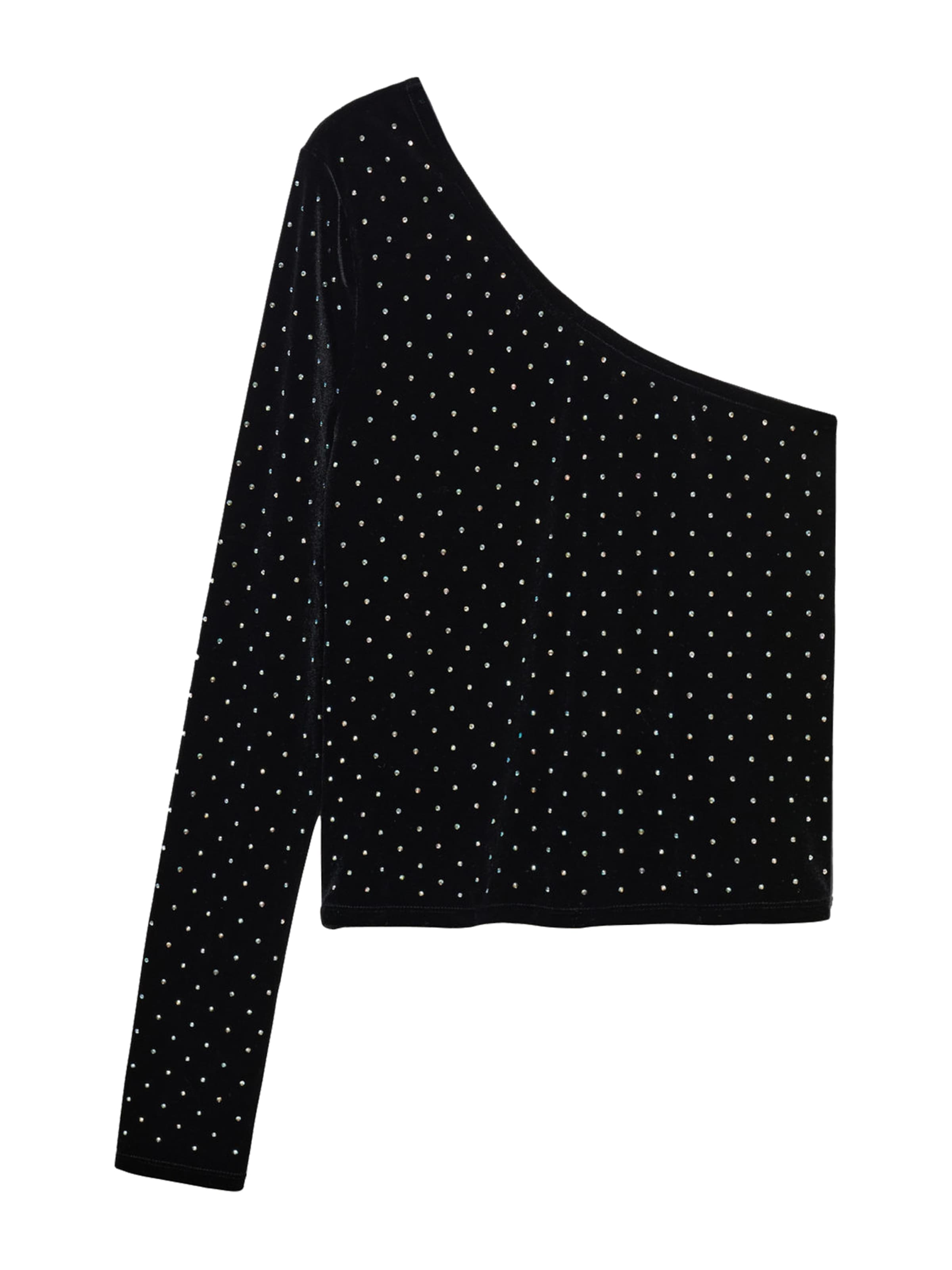 MANGO Koszulka w kolorze czarny: przód