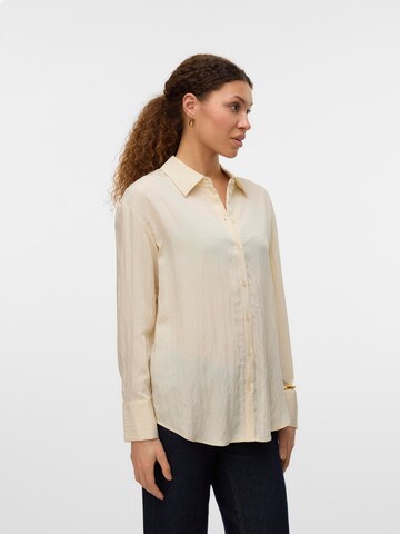 Chemisier 'PAYTON' VERO MODA en blanc : devant