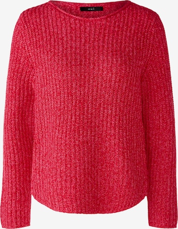 OUI - Pullover em vermelho: frente