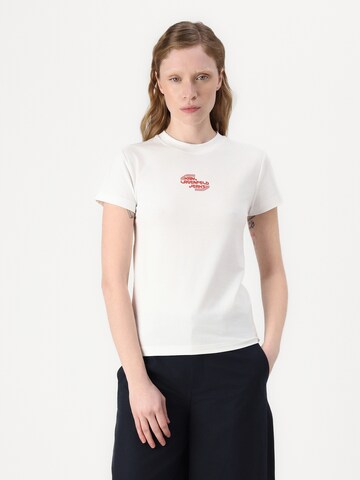 KARL LAGERFELD JEANS Футболка в Белый: спереди