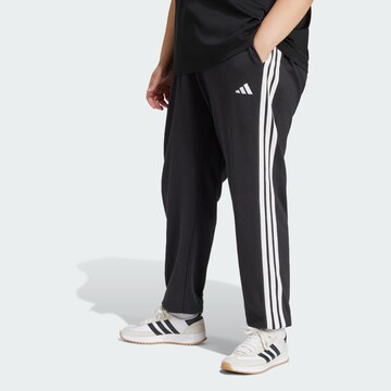 Effilé Pantalon de sport 'Essentials' ADIDAS SPORTSWEAR en noir : devant