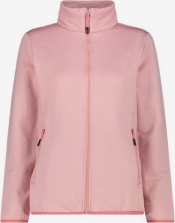 CMP Athletic Fleece Jacket in Pink: front