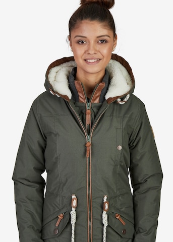 BRAVE SOUL Winter Parka 'Abby' in Green