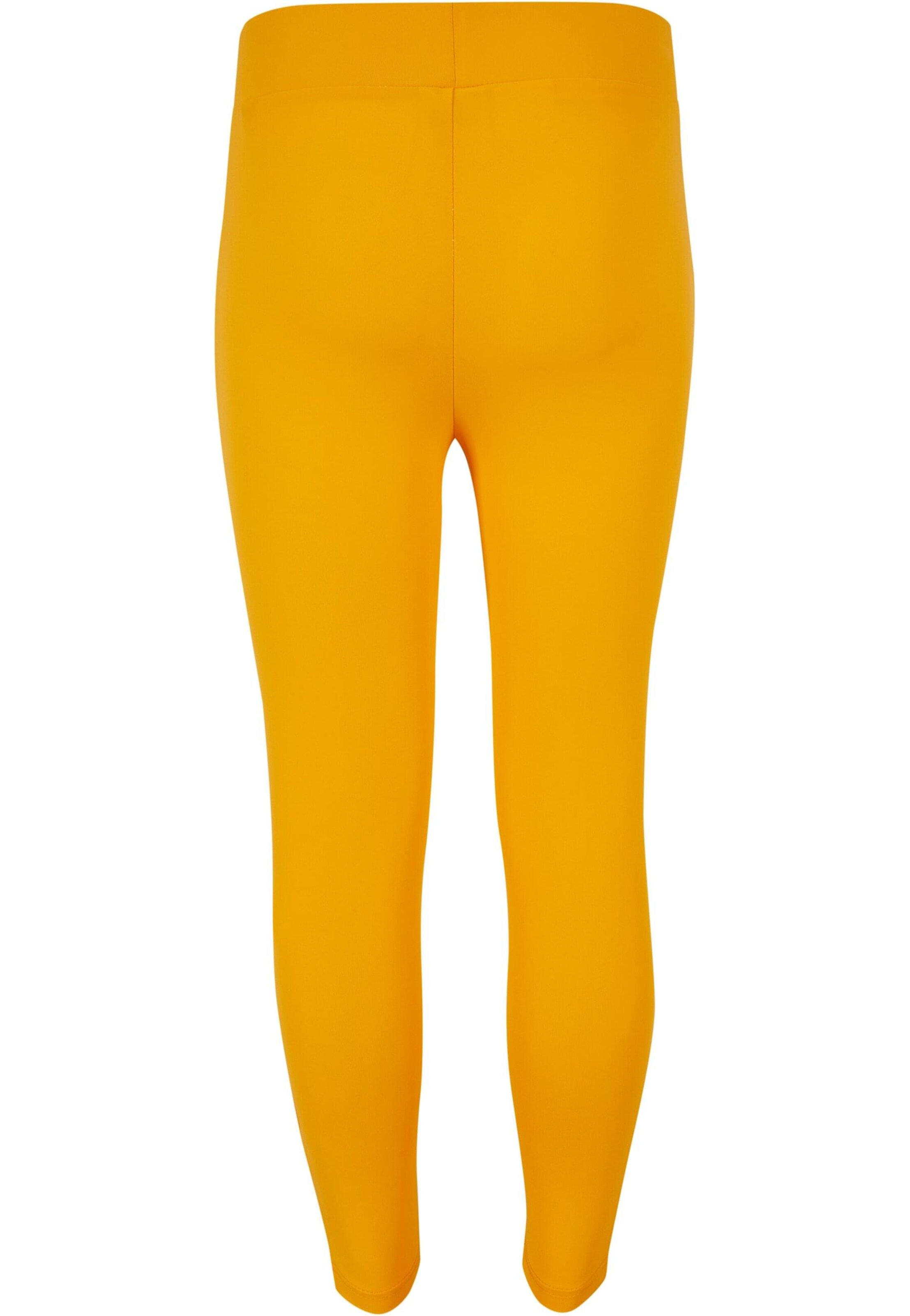 Urban Classics Skinny Leggings i gul