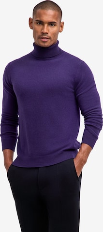 FALKE Sweater 'Pure Cashmere' in Purple: front