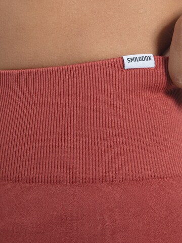 Coupe slim Leggings Smilodox en rose