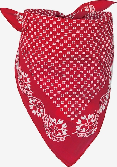 styleBREAKER Tuch 'Baumwolle Dreieckstuch mit Blümchen Muster' in One Size in rot, Produktansicht