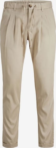 JACK & JONES - Pantalón plisado 'Stace' en beige: frente