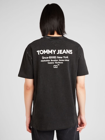 Tommy Jeans T-Shirt 'Essential' in Schwarz: predná strana