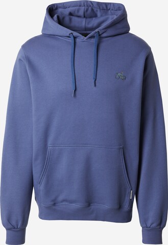 Sweat-shirt 'Peaceride' Iriedaily en bleu : devant