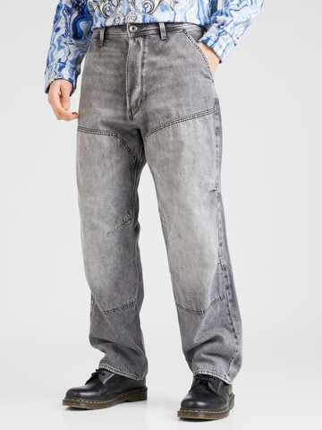 G-Star RAW Loosefit Jeans in Grijs: voorkant