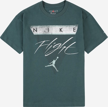Jordan T-Shirt 'FLIGHT' in Grün: Vorderseite