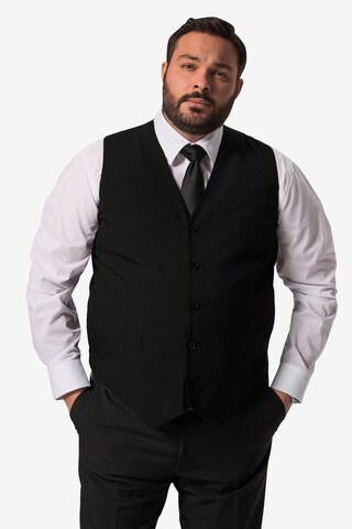 Men Plus Vest in Black: front