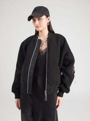 ALPHA INDUSTRIES Демисезонная куртка 'MA-1 VF' в Черный: спереди