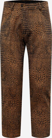 Regular Pantalon à pince 'JOAH' DRYKORN en marron : devant