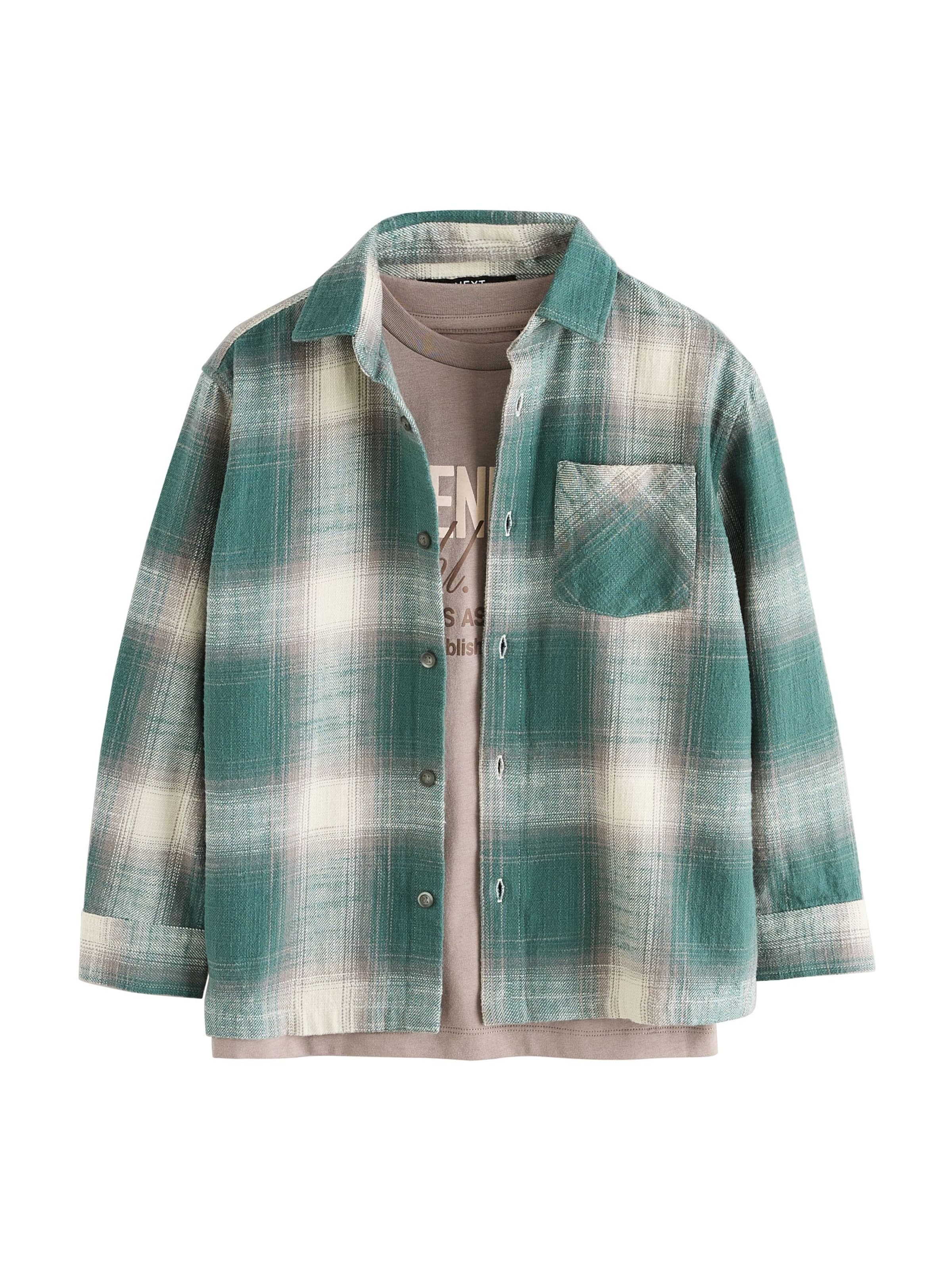 Next - Camiseta en verde: frente