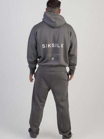 SikSilk Slimfit Sporthose 'Track Pants'‌‌‌‌‌‌ in Grau