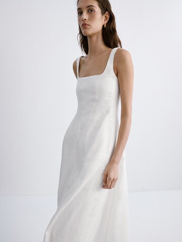 MANGO Рокля 'Lena' в бяло