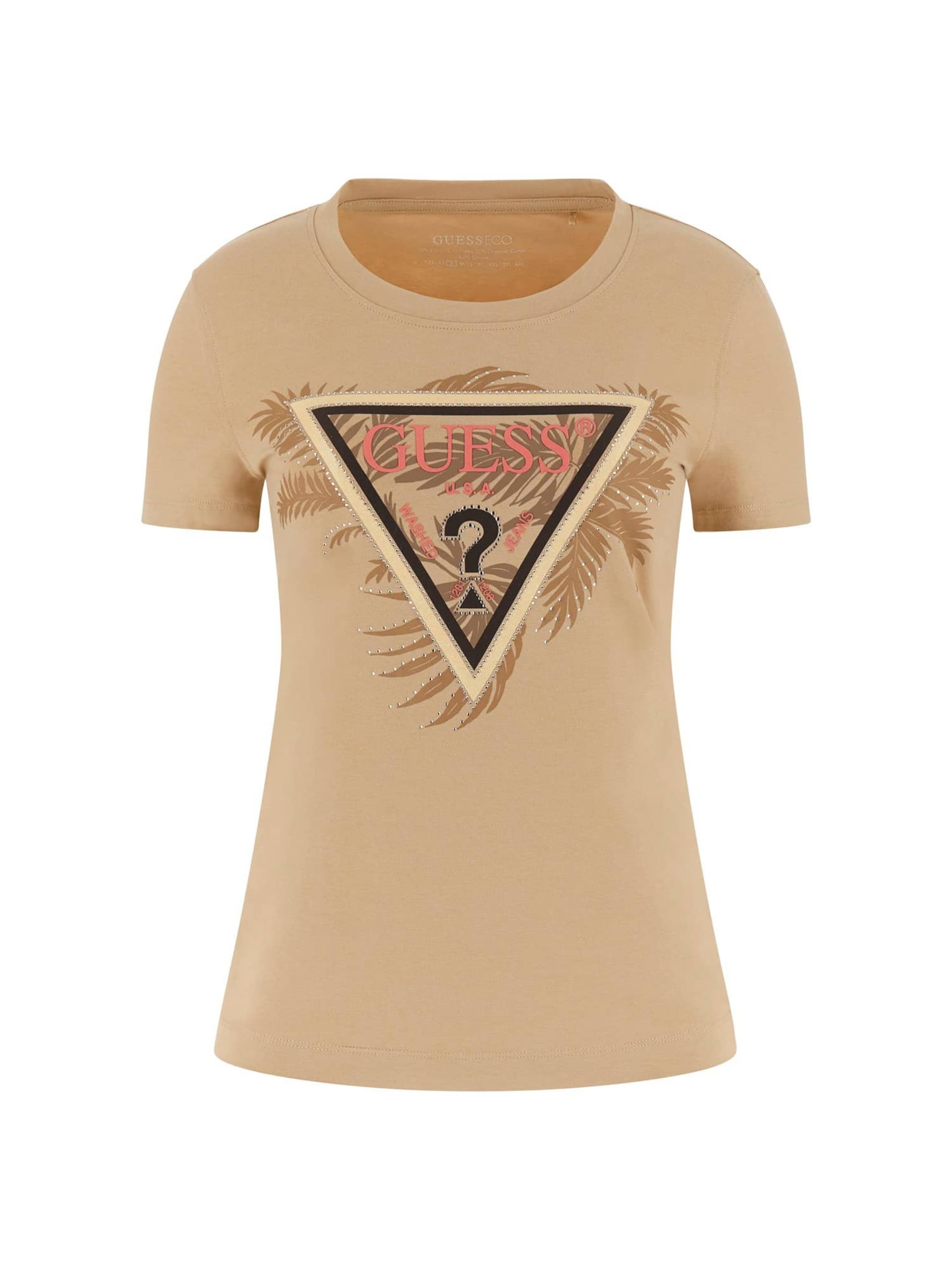 GUESS Shirt in Beige: front