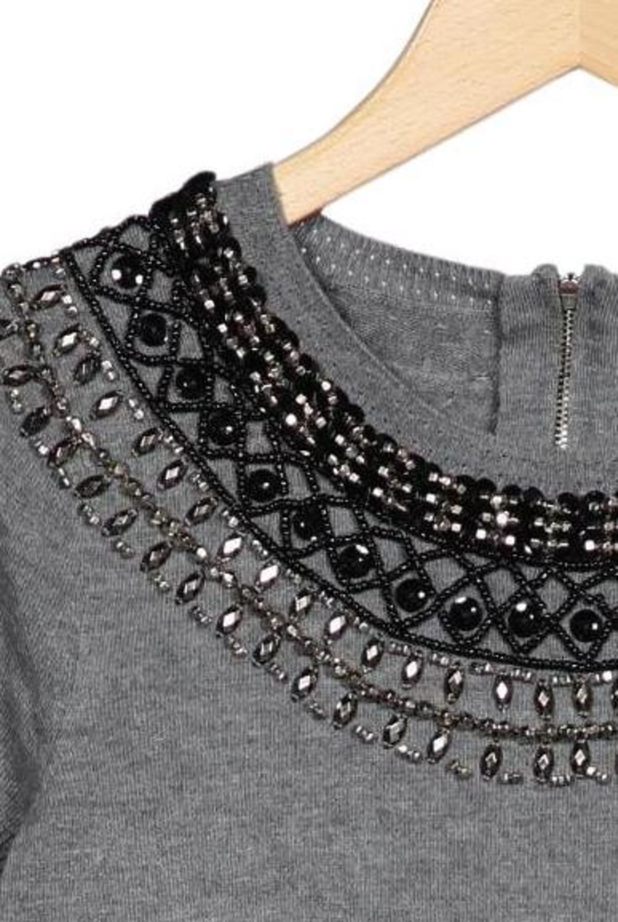 Milly Sweater & Cardigan in S in Grey