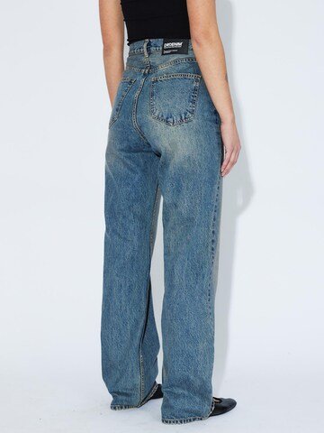 Dr. Denim Regular Jeans 'Echo High Straight' in Blauw