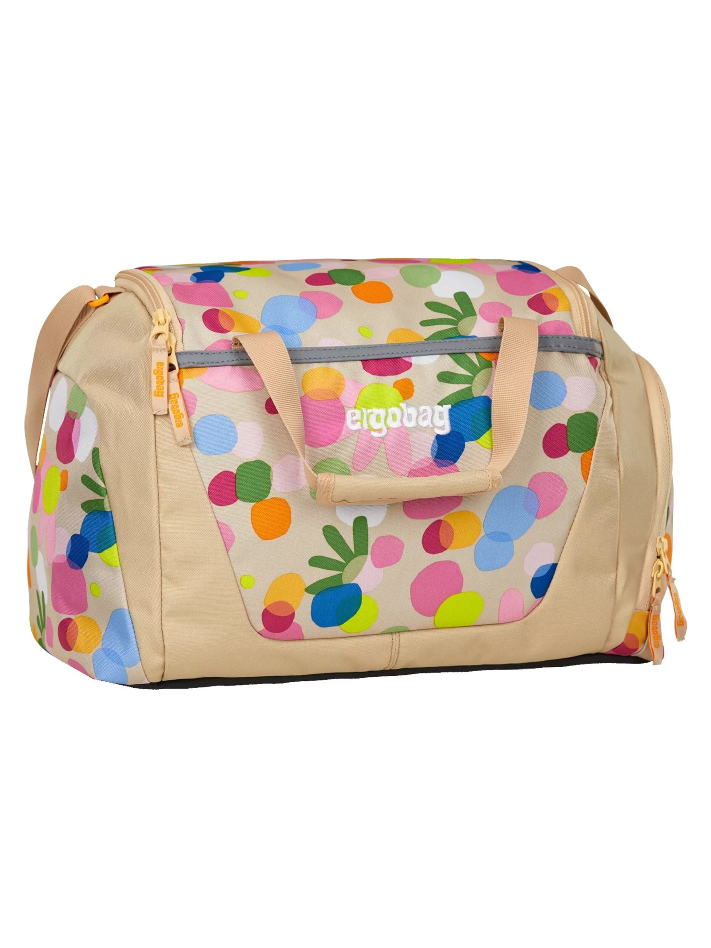 ergobag Athletic Gym Bag 'Sporttasche Sporttasche' in Beige: front