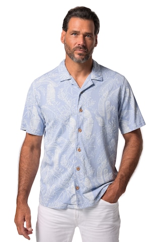 JP1880 Regular fit Button Up Shirt in Blue: front