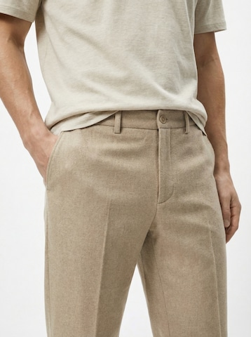 TRAPP Свободный крой Плиссированные брюки в Бежевый