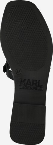 Tongs 'SKOOT' Karl Lagerfeld en noir