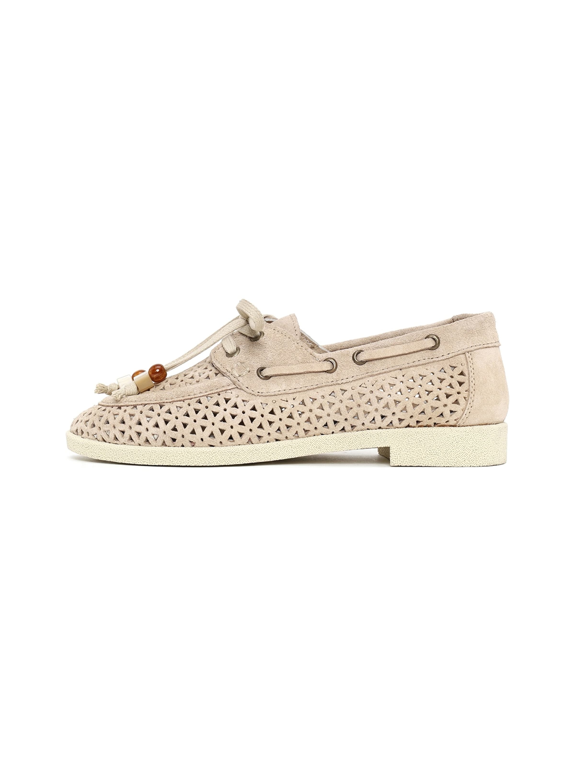 Mocassin Derimod en beige : devant