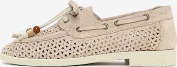Mocassin Derimod en beige : devant
