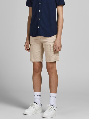 Jack & Jones Junior Regular Панталон 'Joe' в бежово: отпред