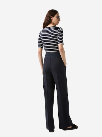 BOGNER Wide Leg Hose 'Ylvi' in Blau