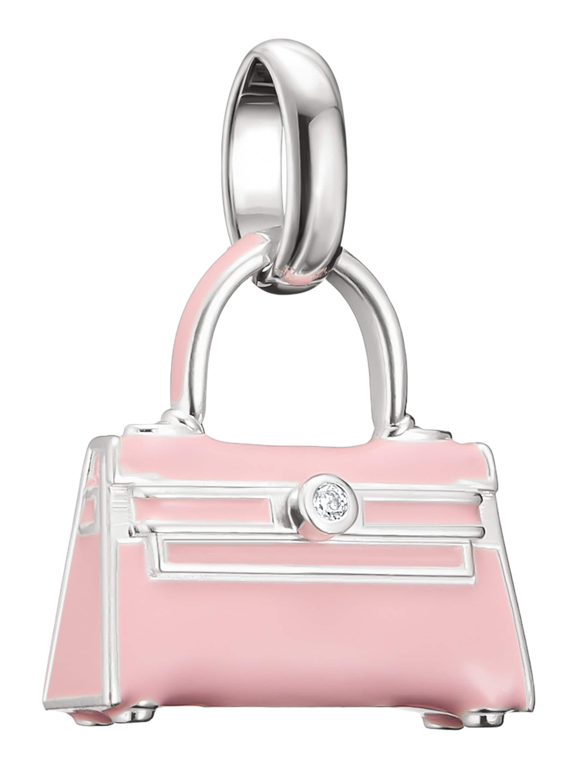 Thomas Sabo Anhänger 'Handtasche Connect' in Silber: Vorderseite