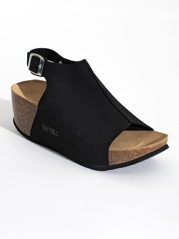 Bayton - Sandalias 'Cruz' en negro