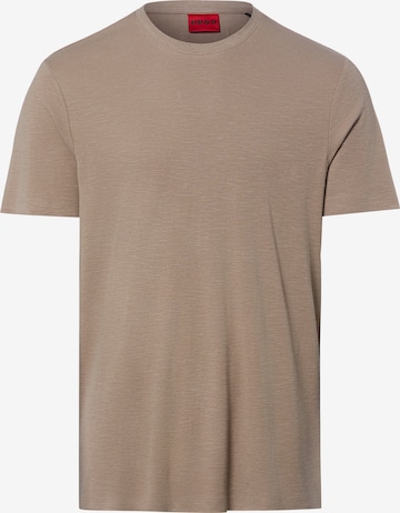 HUGO T-Shirt 'Dulerostee' in Beige: Vorderseite