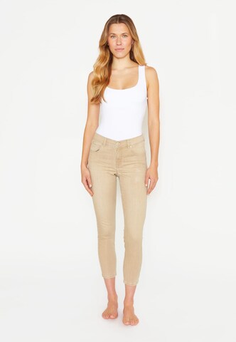 Angels Slim fit Jeans 'Ornella' in Beige