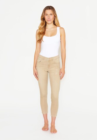 Angels Slimfit Jeans 'Ornella' in Beige