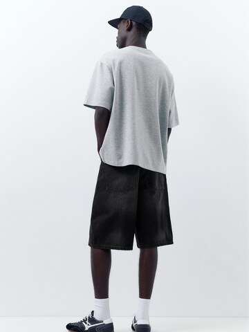 Pull&Bear Baggy Džíny – černá