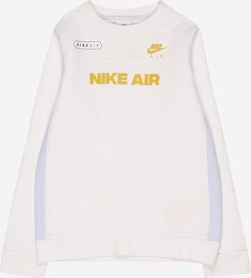 Nike Sportswear Sweatshirt in Wit: voorkant